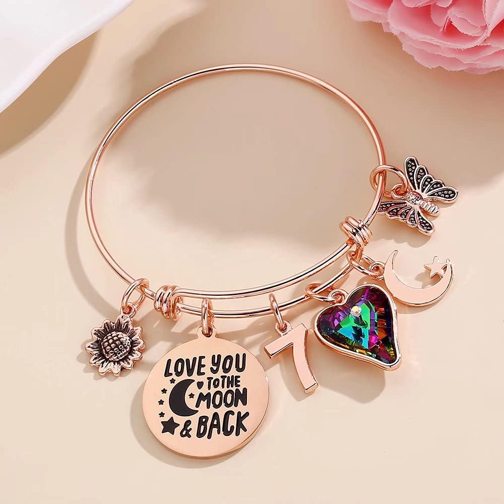 Elegant Charm Bracelets for Women - Thoughtful Birthday Gifts for All Ages, Ideal for Daughters, Sisters, Friends, Teen Girls, Mothers, and Grandmothers
