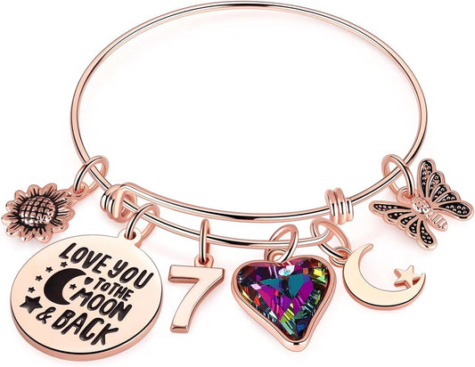 Elegant Charm Bracelets for Women - Thoughtful Birthday Gifts for All Ages, Ideal for Daughters, Sisters, Friends, Teen Girls, Mothers, and Grandmothers